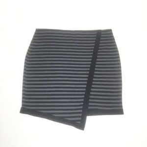 Maria Gabrielle Stripped Asymmetrical Skirt Sz 1X
